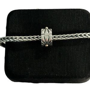 Pandora Sterling Silver 14k Sunburst Clip Charm, Retired